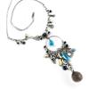 [E2086] - Designer Necklace 'Memories of the Past' Turquoise