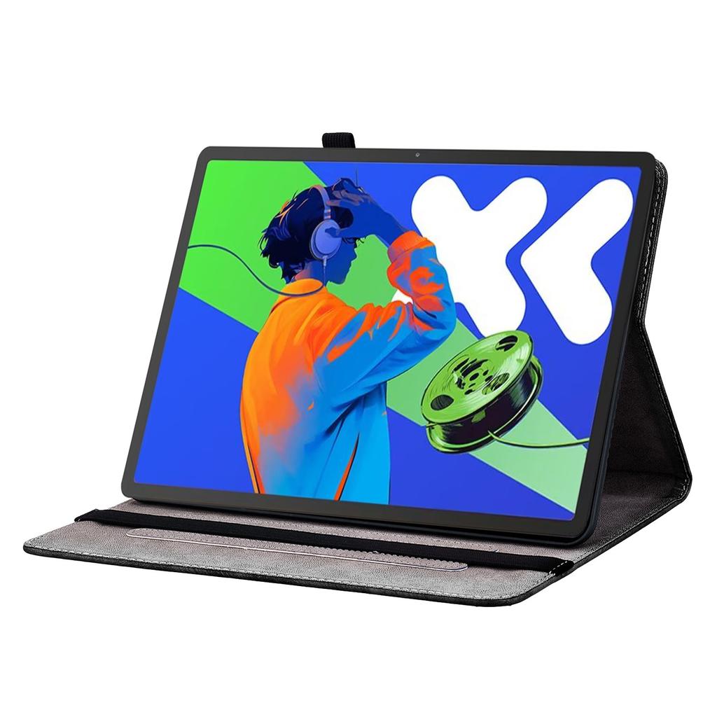 For Lenovo Tab P12 Pro 12.7 2025/Xiaoxin Pad Pro 12.7 (2025) Leather Case Pattern Printed Stand Tablet Cover with Card Slots