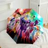 Magical Friendship Gala Automatic Umbrella Folding Umbrella with 8 Ribs Sturdy Construction Travel Essential Elegant Umbrella Wedding Party Gift