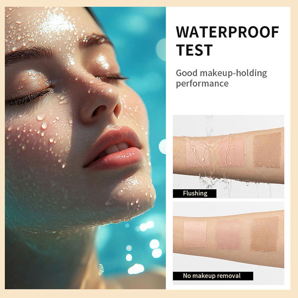 Concealer Hydrating Cushion Foundation Black Cushion Foundation Lightweight Moisturizing High Coverage Non Floating Powder Glossy Hydrating Foundation