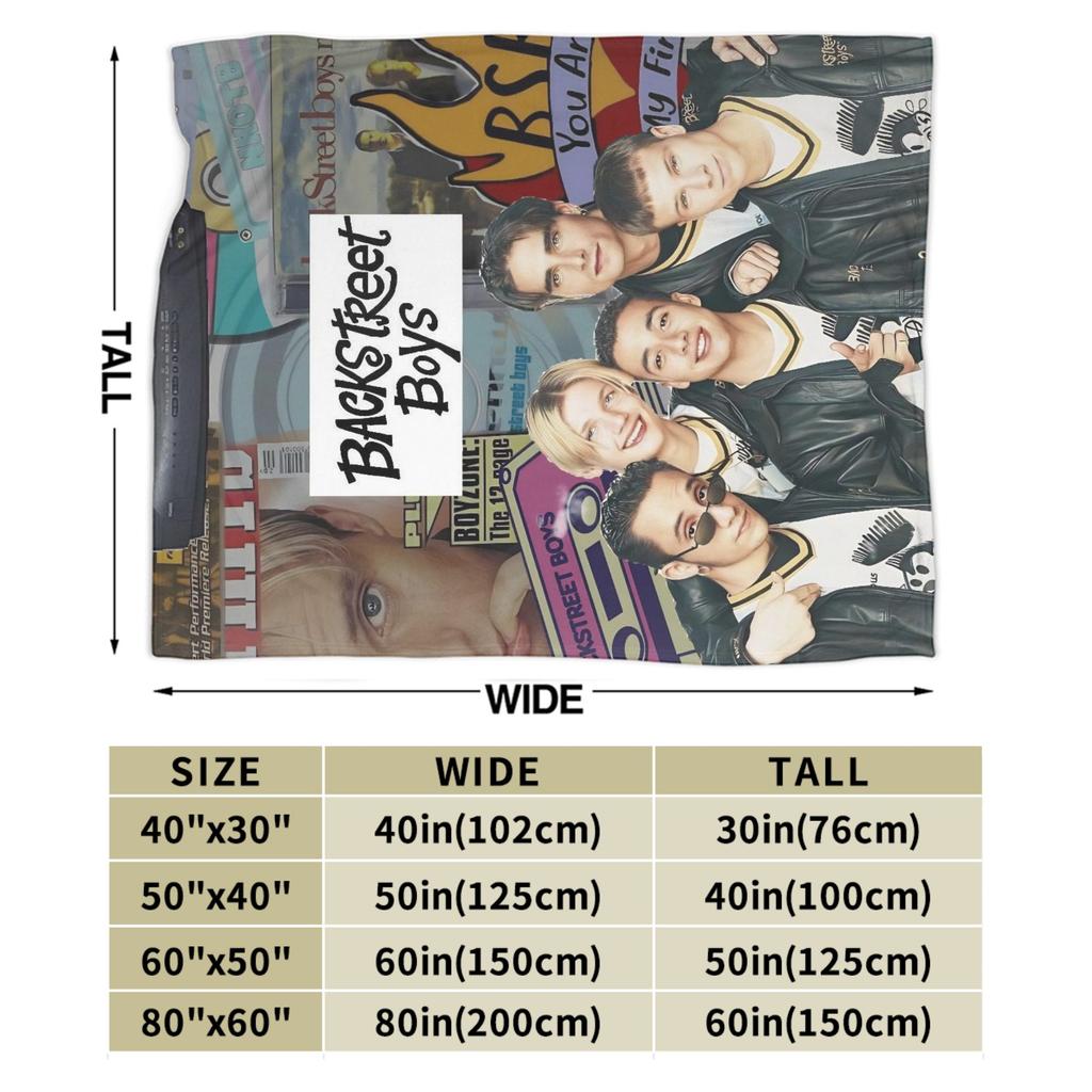 Плед BSB Backstreet Boys Теплый Мягкий Забавный Плюшевый Плед для Спальни Пикника Фланелевая Постельная Покрывало Покрывало на Кровать