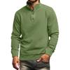 Men's Solid Color  Shirt Plus Men's Long Sleeved T-shirt Minimalist Sweatshirt