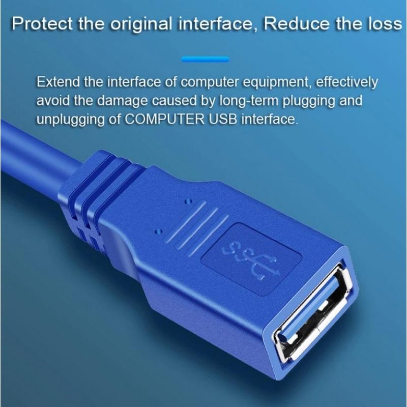 1,5 м Удлинительный кабель USB Удлинитель кабеля USB 3.0 Шнур передачи данных для кабеля Am to Af