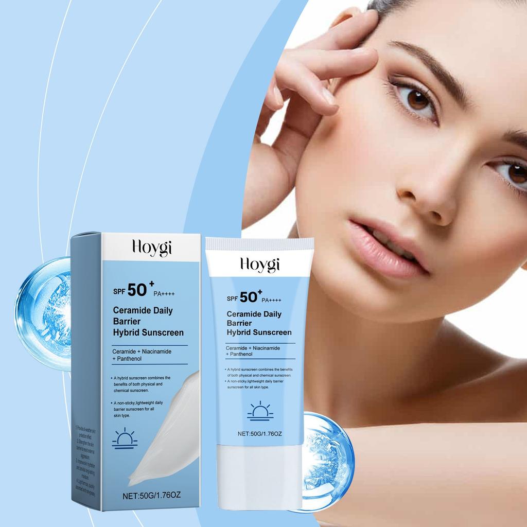 Защитный отбеливающий солнцезащитный крем для кожи. Солнцезащитный лосьон. Солнцезащитный крем Spf50+.