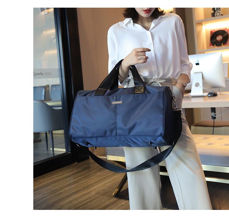 Мужская водонепроницаемая дорожная сумка из ткани Оксфорд — легкая, вместительная, спутник на короткие расстояния