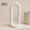 Unique Headphone Organizer 3D Printed Stand, Minimalist Gaming Headset Handmade Style Figurine Display Decorative Desk Accessory for Home Office