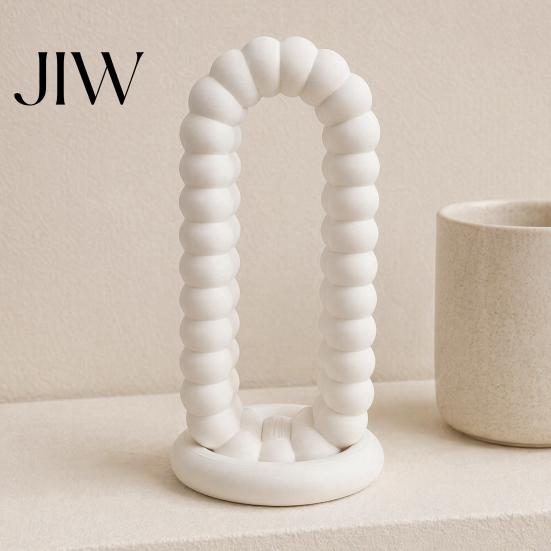 Unique Headphone Organizer 3D Printed Stand, Minimalist Gaming Headset Handmade Style Figurine Display Decorative Desk Accessory for Home Office