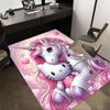 1 шт. Ковер с единорогом Hello Kitty, офисный коврик, уличный коврик, домашний декор, ковер для зоны, праздничный подарок, коврик под офисное кресло