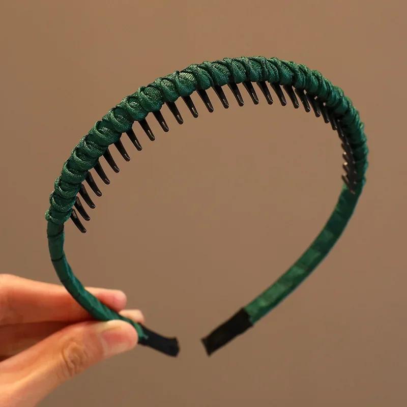 Заколка для волос для девочек, модная тканевая повязка на голову, простая детская повязка на голову для девочек, симпатичные акриловые аксессуары для волос