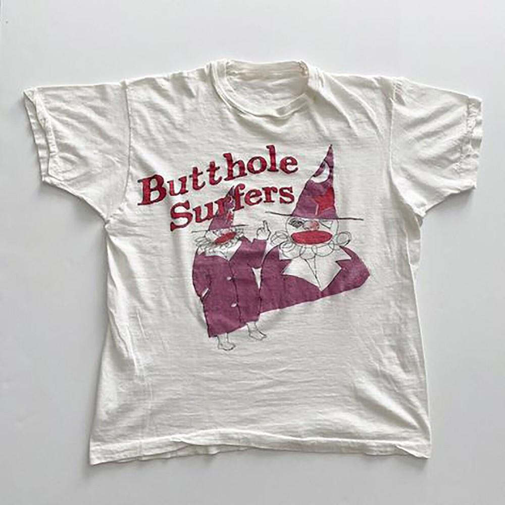 Винтажная футболка Butthole Surfers Подарок для фанатов Мужская S-5XL 7D611 Унисекс
