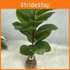 Artificial Plant Realistic Ficus Elastica Leaf Foliage Home Wedding Office Decor