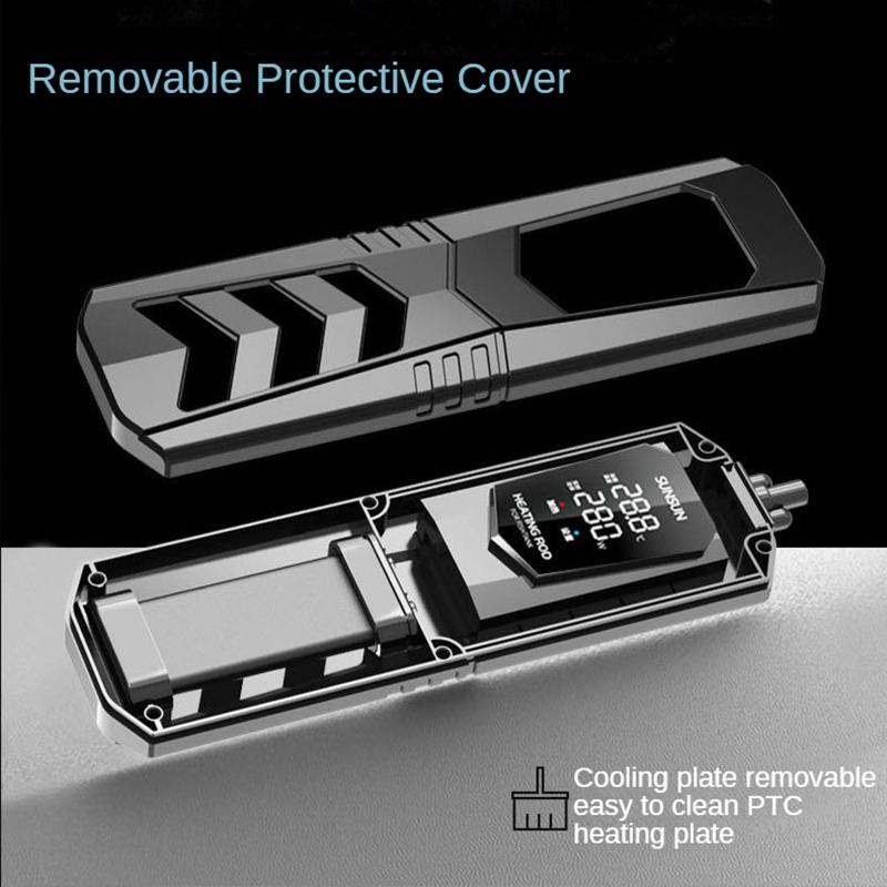 Нагревательный стержень для аквариума, светодиодный цифровой регулируемый нагревательный стержень для аквариума, постоянный контроль температуры