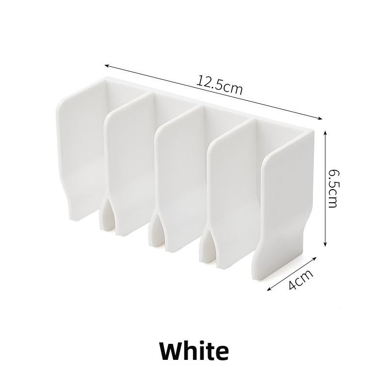 Wall-Mounted Non-Perforated Toilet Facial Cleanser Storage Rack Cosmetics Rack Mirror Cabinet Toothpaste Drain Holder