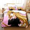 2024 Anime Adult Boys Bedspread Single Double Queen King Size To Love Ru Duvet Cover Bed Set Quilt Cover Pillowcase
