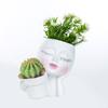 Succulent Resin Planter Desktop Creative Double Flower Pot Planter