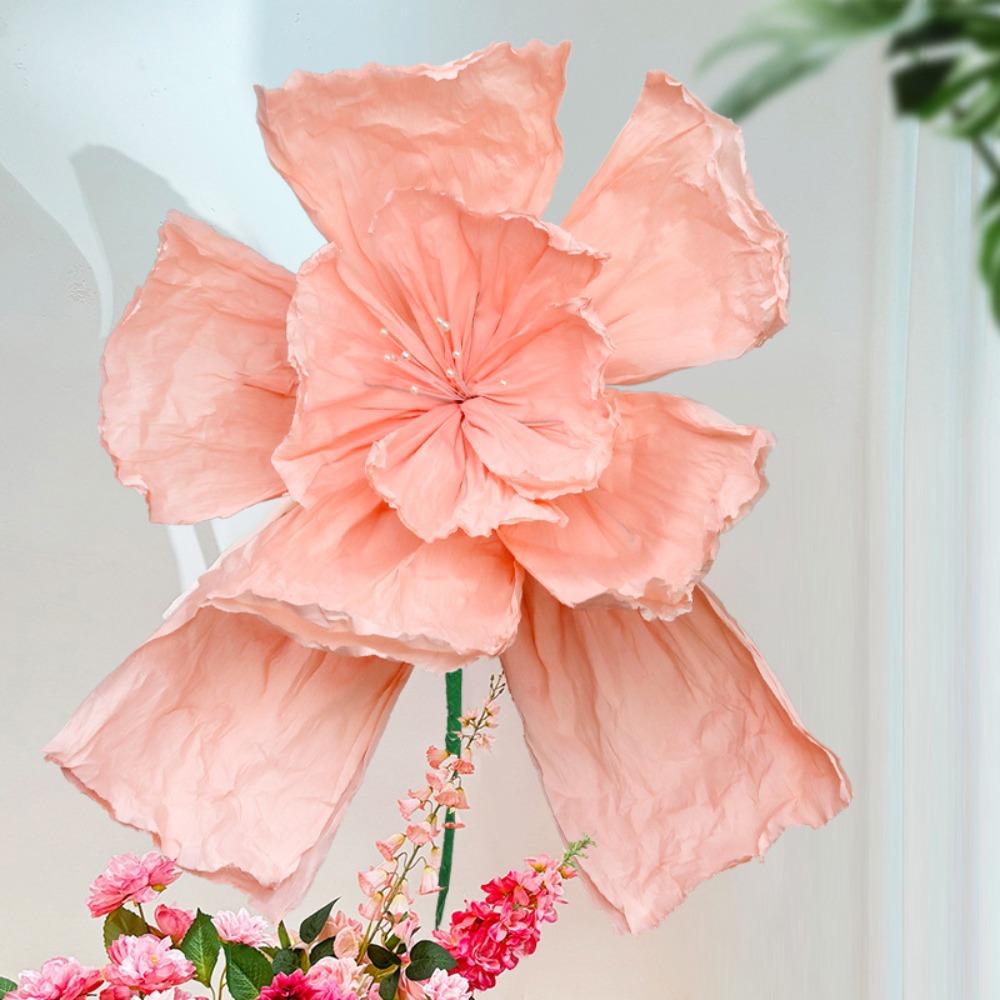 Large-scale Oversized Paper Kite Flower 3D Wrinkled Paper Flower Large Scale Event