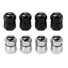 W1523D Metal Car Wheel Tire Valve Stem Caps Exterior Accessories For Volkswagen VW R Polo Passat Rline Golf 4 5 6 Tiguan Jetta GTI
