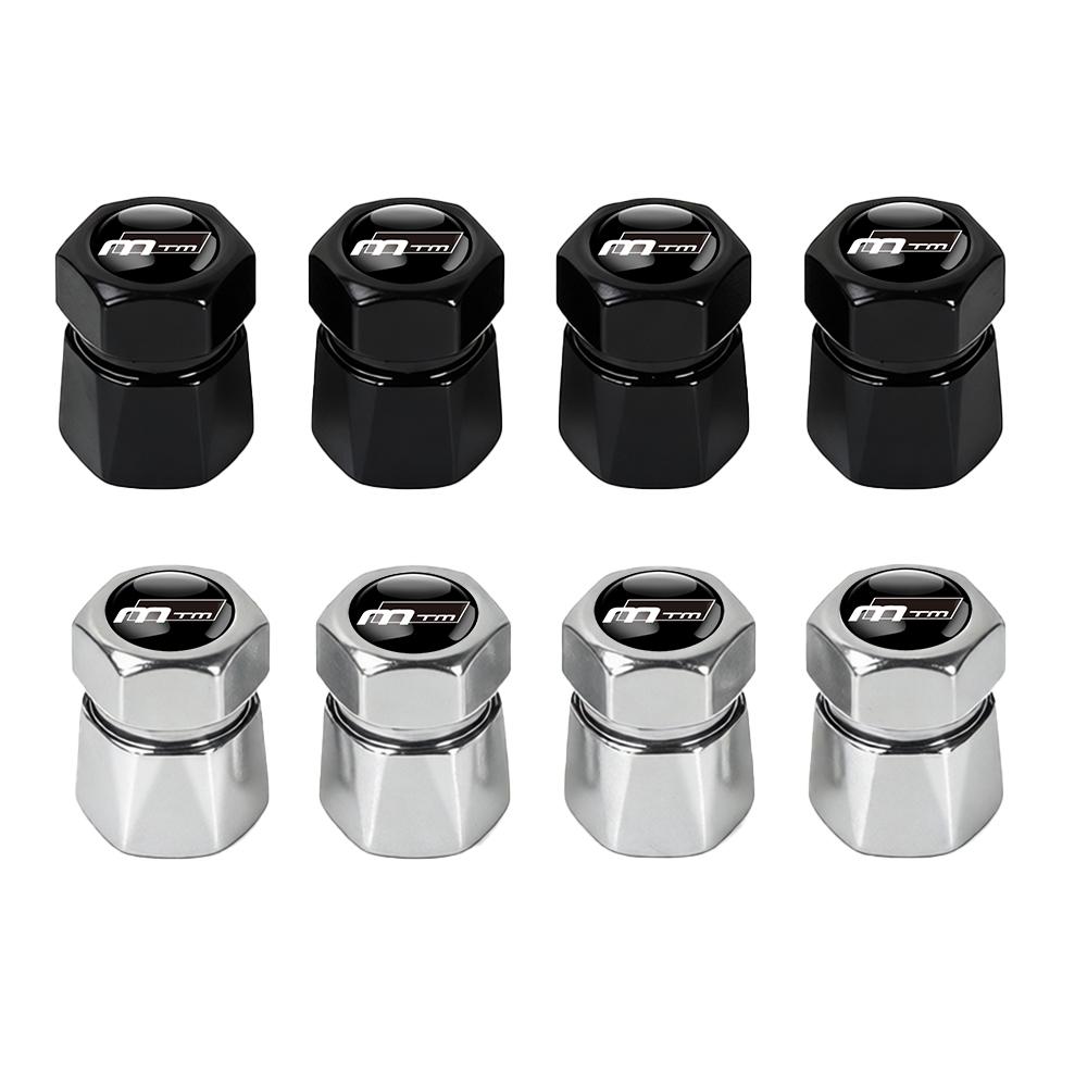 W1523D Metal Car Wheel Tire Valve Stem Caps Exterior Accessories For Volkswagen VW R Polo Passat Rline Golf 4 5 6 Tiguan Jetta GTI