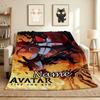 Custom Name Avatar World Flannel Blanket Throw Blanket Soft Warm Sofa Bed Decor Unique Gift