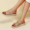 35-43 New Summer Casual Sandals for Women, Comfortable, Non-slip, Buckle, One-strap Sandals