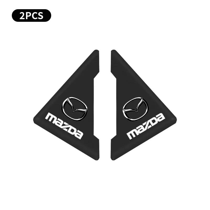 2 шт. Стайлинг автомобиля Накладка на угол двери Защита от царапин Для Mazda 6 3 5 2 CX5 CX3 323 Demio Axela Atenza CX9 MX3 MX5 RX8 CX4