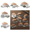 Accessories Fashion Boho Jewelry Geometric Drop Dangle Circle Tassel Wings Leaf Ethnic Earrings Set
