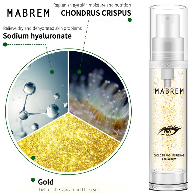 Сыворотка вокруг глаз с 24к золотом и гиалуроновой кислотой