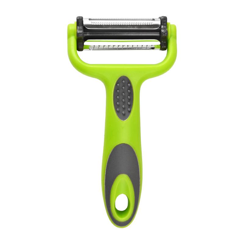 Многофункциональный нож для чистки и терки фруктов и овощей из нержавеющей стали 3 в 1