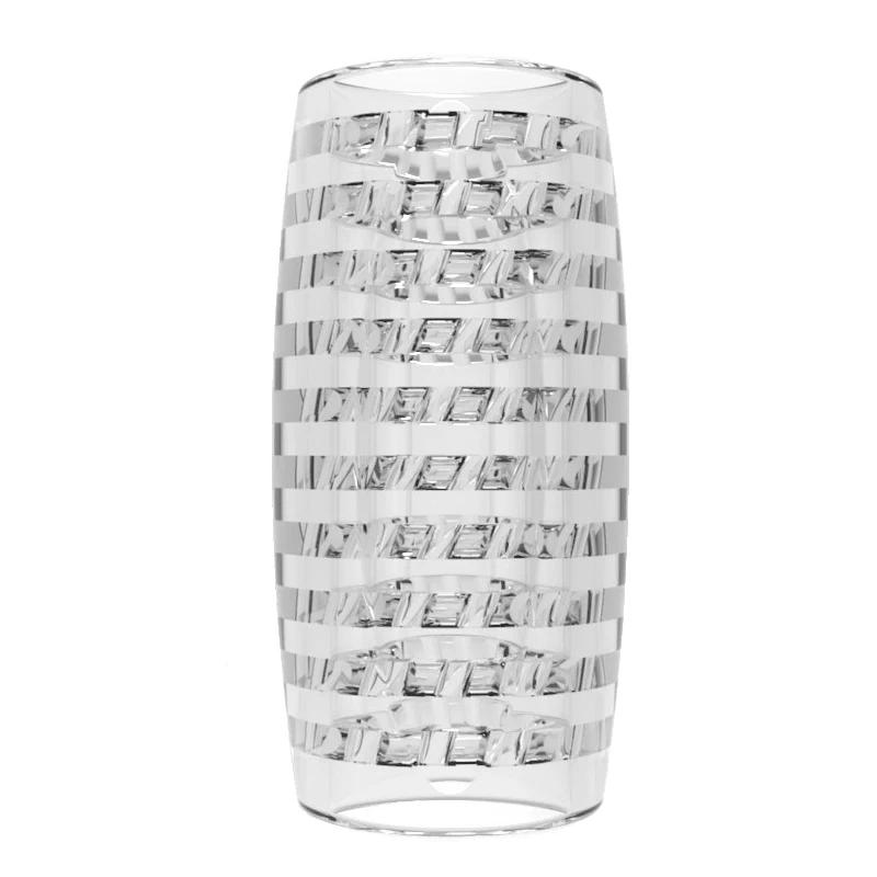 9 см прозрачный мужской мастурбатор искусственная киска вагинальный для мужчин 18 головок сосание пениса насос шипы тренажер секс-игрушки эротические