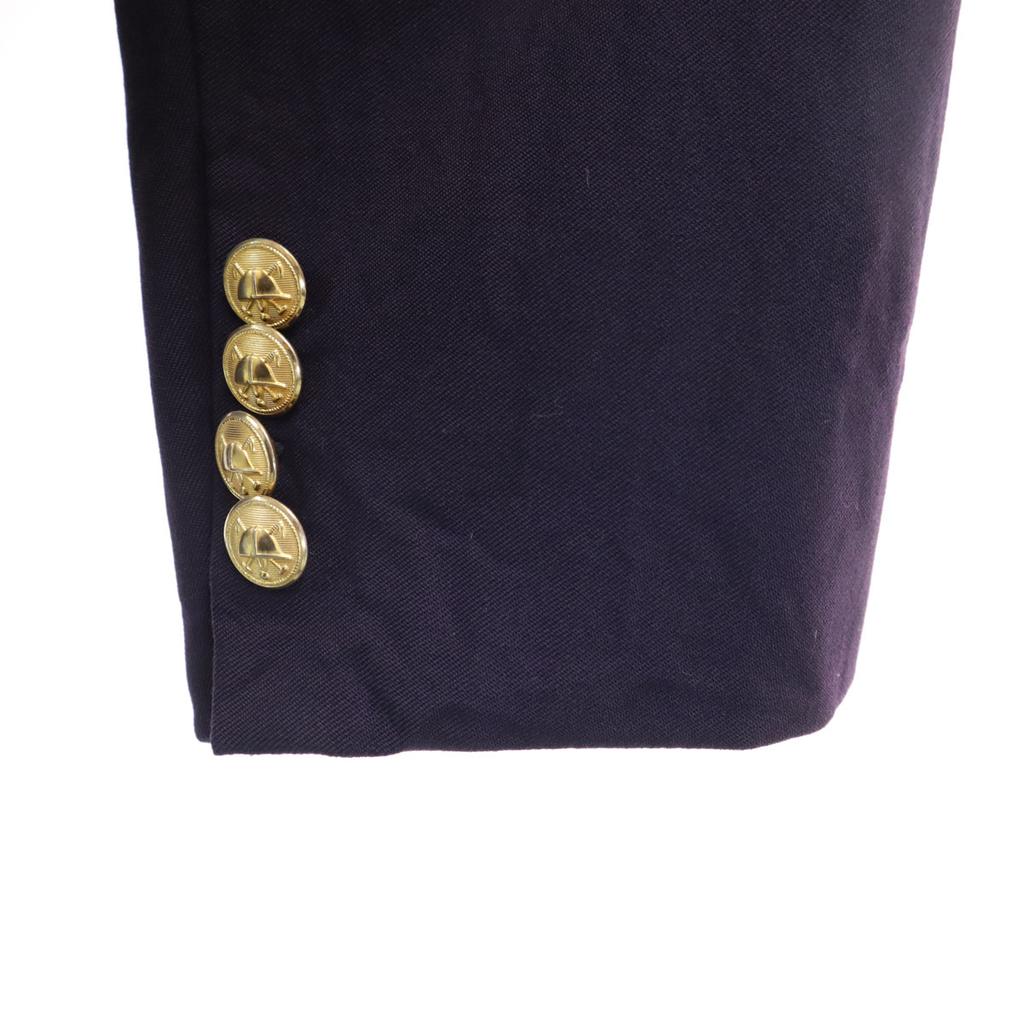 Polo by Ralph Lauren Сделано в Японии шерстяной приталенный пиджак AB4 Темно-синий Мужской Б/у