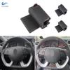 Для Citroen DS5 DS 5 DS4S DS 4S 2013 2014 2015 2016 2017 2018 Автомобильные Внутренние Аксессуары Рулевое Колесо Микрофибра Кожаная Накладка Отделка
