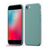 Phone Case For iPhone 7 8 SE 2020 Soft Liquid Silicon Square Shockproof Plain Phone Back Cover Coque For iPhone 7 8 Gift