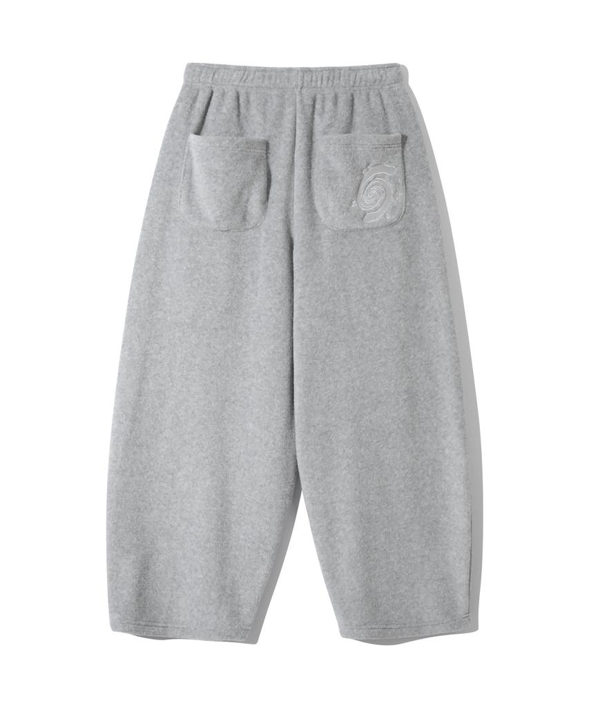 Шерстяные брюки с узором «вихрь» URBANSTOFF (меланж)