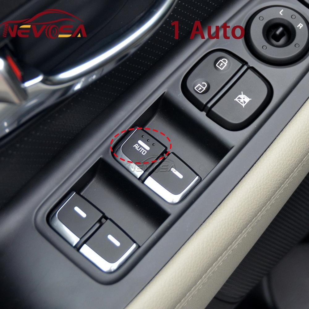 Front left Driver Auto For Kia Carens 2013 2014 2015 2016 Master Electric Window Switch Control Button 93570A4010 93570A4310
