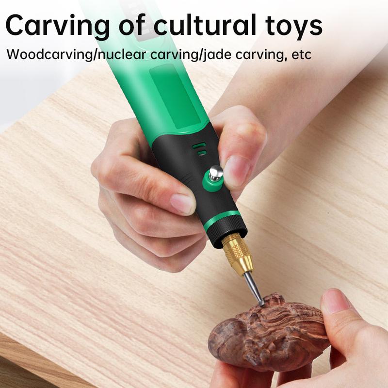 New Electric Grinder Small Handheld Polishing Machine Tools 18000r/min DIY Poliermaschine Electric Drill Set For Jade Carving