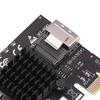 Компьютерная карта-переходник PCI-E 1x на Mini SAS SFF-8087, аксессуары для майнинга, райзер Mini PCIE 1x для расширения графики для Windows/Linux