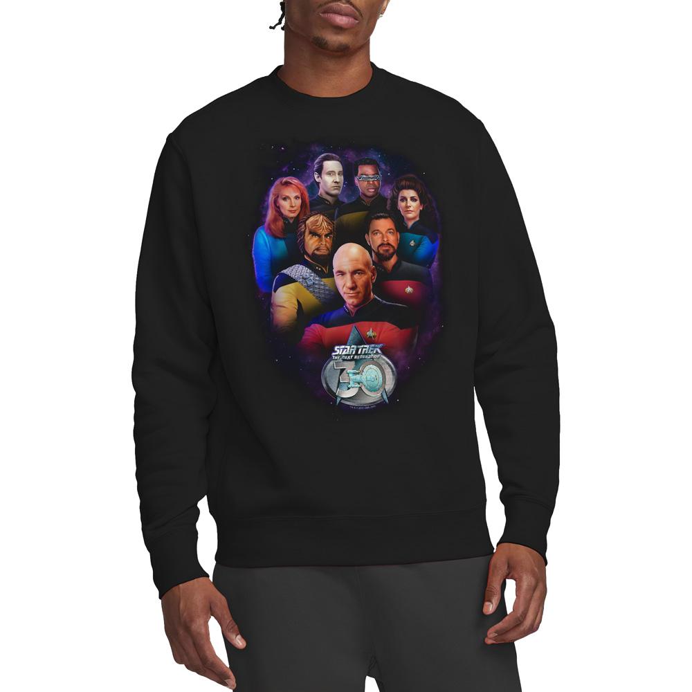 Star Trek Unisex Adult 30 Crew Sweatshirt