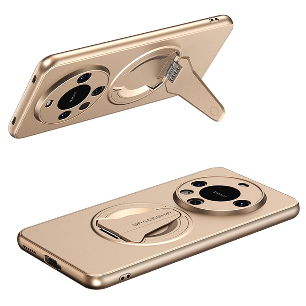 For Huawei Mate 60 Pro/Mate 60 Pro+ Magnetic Case Hidden Kickstand Skin-Feel Matte PC TPU Phone Back Cover