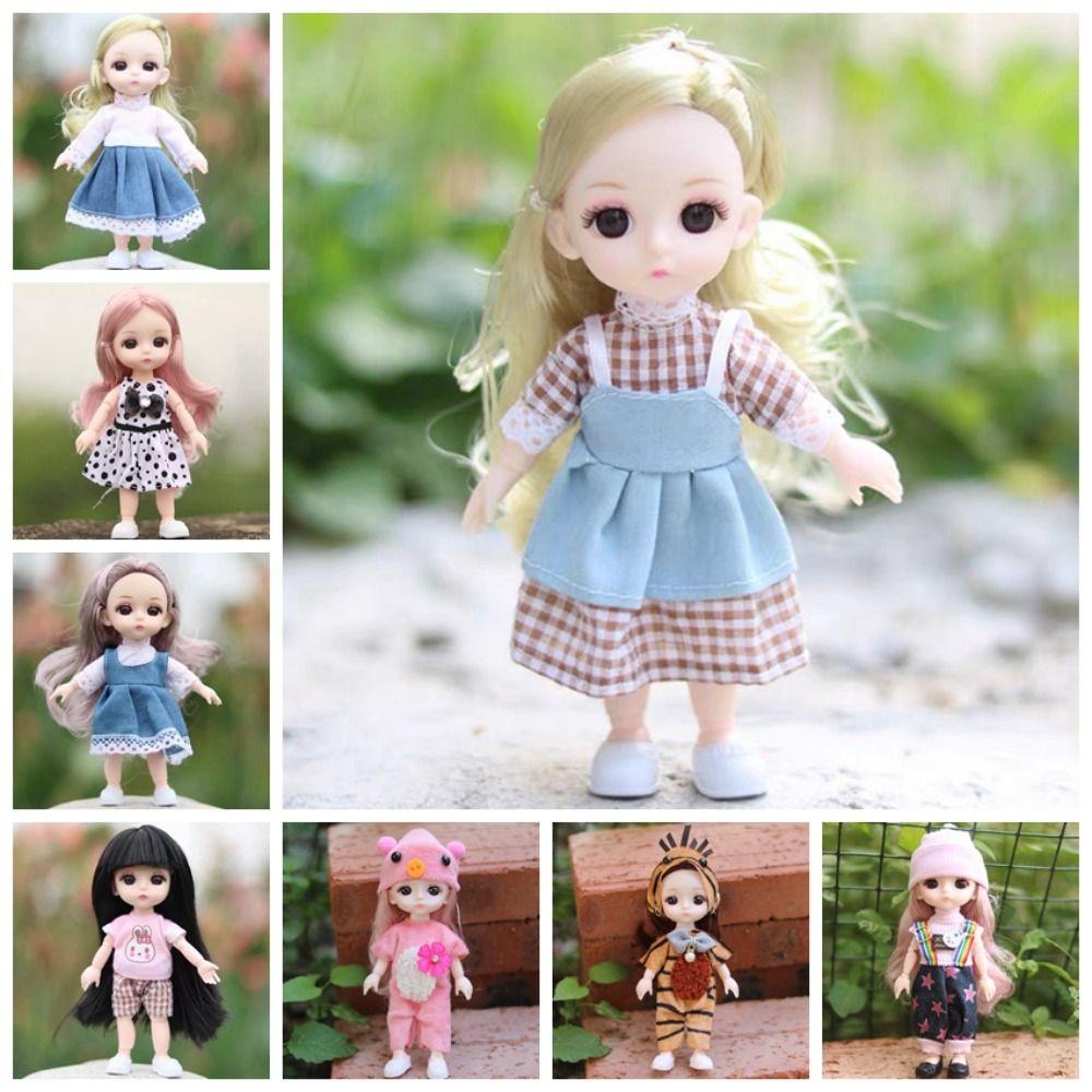 13 Подвижных Суставов Мини Кукла Девочка с Одеждой с Одеждой Подвижные Суставы Мини Кукла Девочка Детские Игрушки