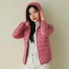 Ultra-light Plus Size Thin Down Jacket Women Autumn Winter Slim Short Hooded Warm White Duck Down Coat Women Outerwear