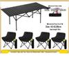 120cm Table, 4 Chairs