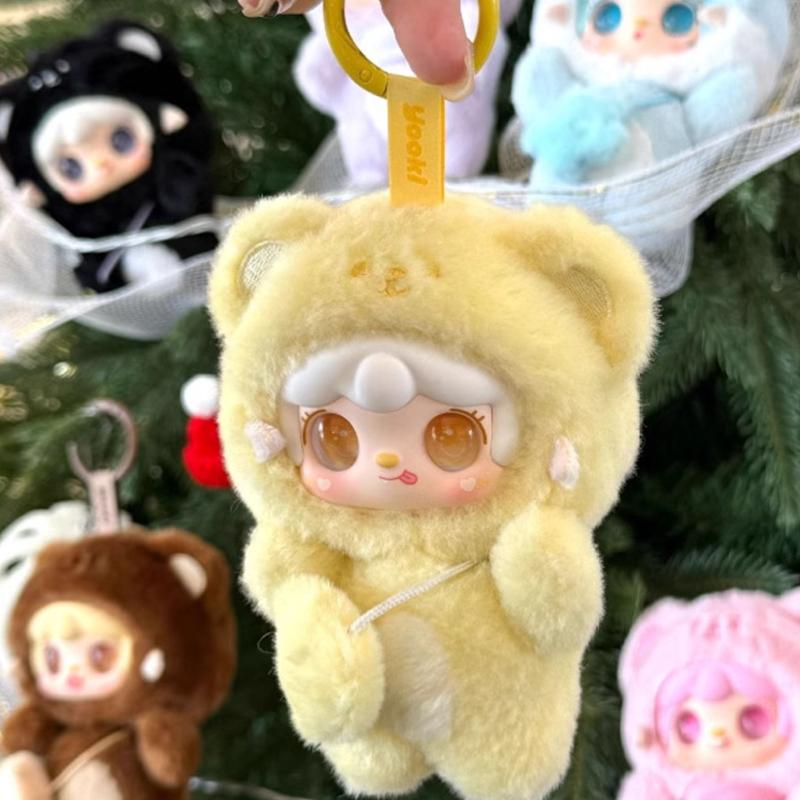 Yooki Серия «Откуси медвежонка» Плюшевая Фигурка-сюрприз Коллекционная Таинственная Мягкая Игрушка Брелок Подвеска на Сумку День Рождения