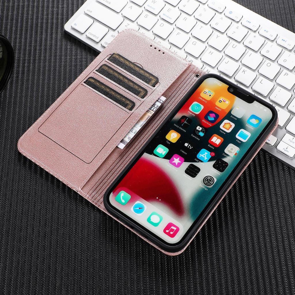 Кожаный чехол для Samsung Galaxy XCover 7, Honor X8B и Nothing Phone 2A со слотом для карт