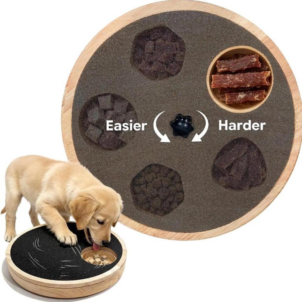 Anti-Slip Dog Nail Scratch Board with Treat Box Dog Scratch Pad Stress-Free Grooming