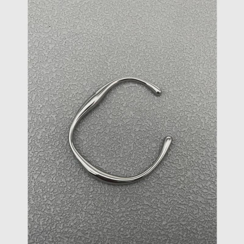 Gagge Titanium Steel Cold-Style Plain Ring Bracelet - Простой модный аксессуар высокого класса для женщин