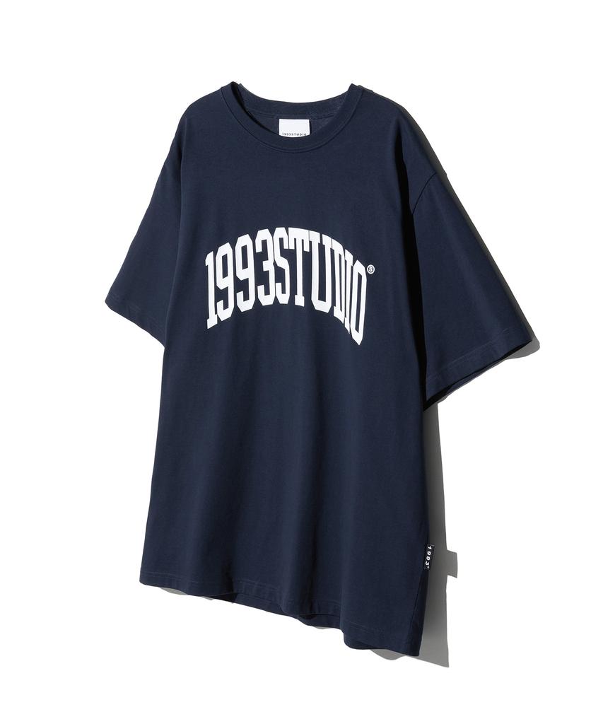 1993STUDIO Authentic Arch Logo T-Shirt_Navy