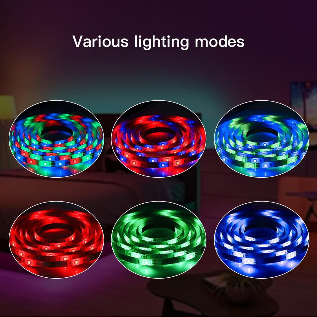 Светодиодная лента USB 2835 SMD DC 5V Гибкая светодиодная лента 1M 2M 3M 4M 5M Подсветка рабочего стола телевизора HDTV Смещение освещения