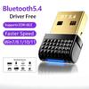 USB Bluetooth 5.4 Adapter 2-in-1 Audio Transmitter Receiver HD Sound Wireless Dongle for Car TV PC Gaming Headphones