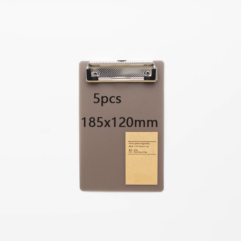 5 шт. A4/A5/A6 Доска с зажимом для записей Блокнот для документов Держатель для бумаги Хранение PP Планшет для обмена Бизнес Офисные принадлежности Меню Планшет для обмена
