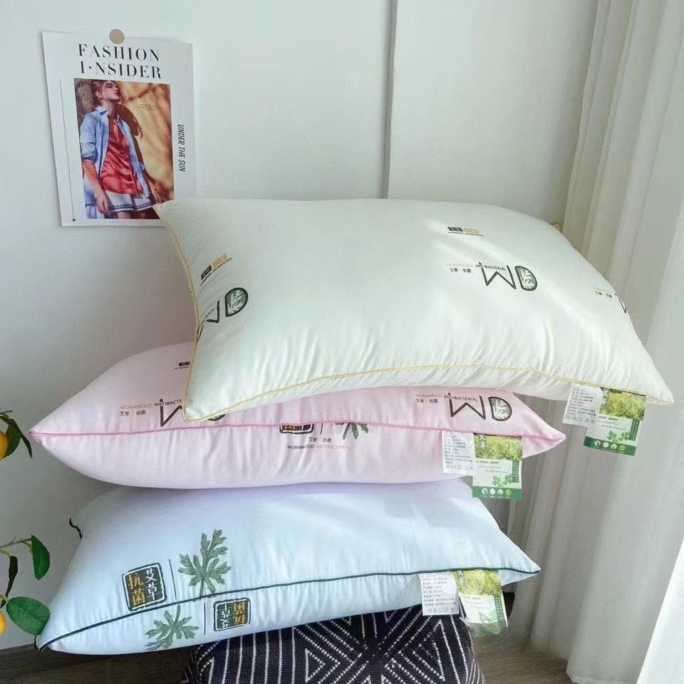 Подушка с наполнителем из полыни, подушка для взрослых, недеформируемая, подушка для домашнего обучения, защита шейного позвонка, моющаяся подушка